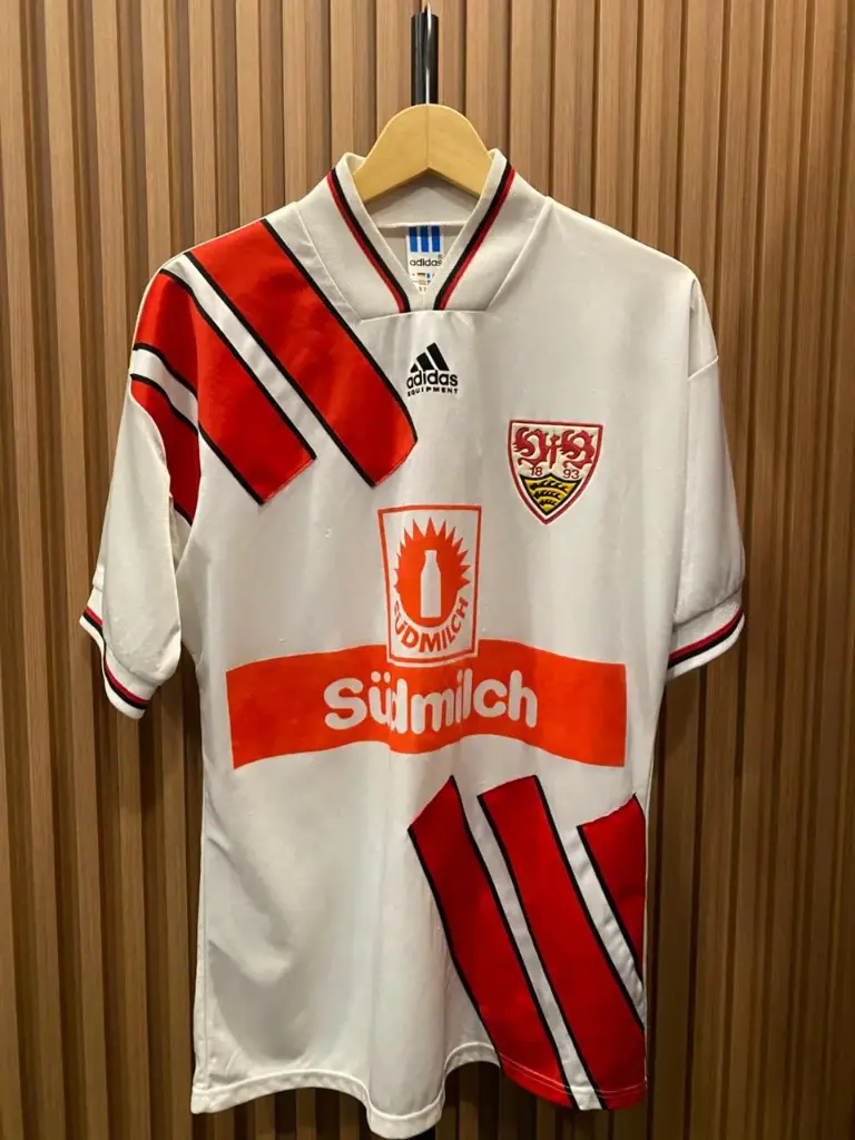 VfB Stuttgart Home Jersey 1993–1994 with No. 9 Giovane Élber