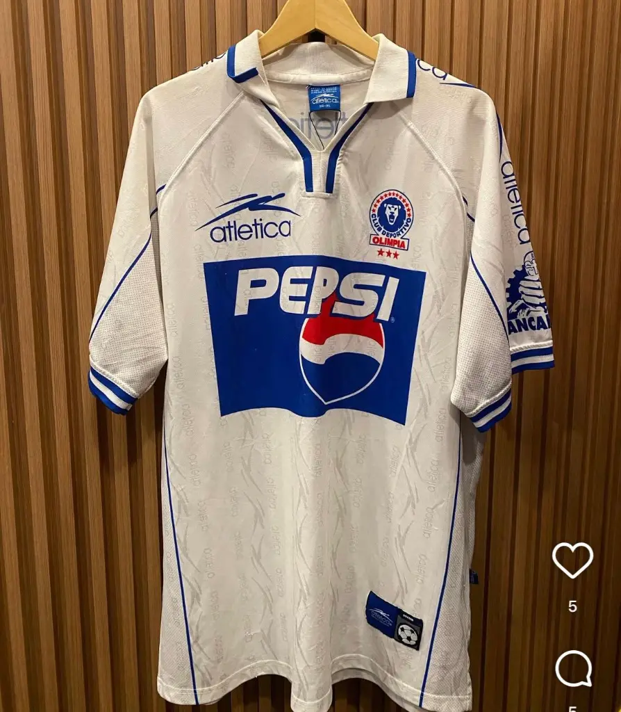 Club Deportivo Olimpia Home Jersey 1999-2000