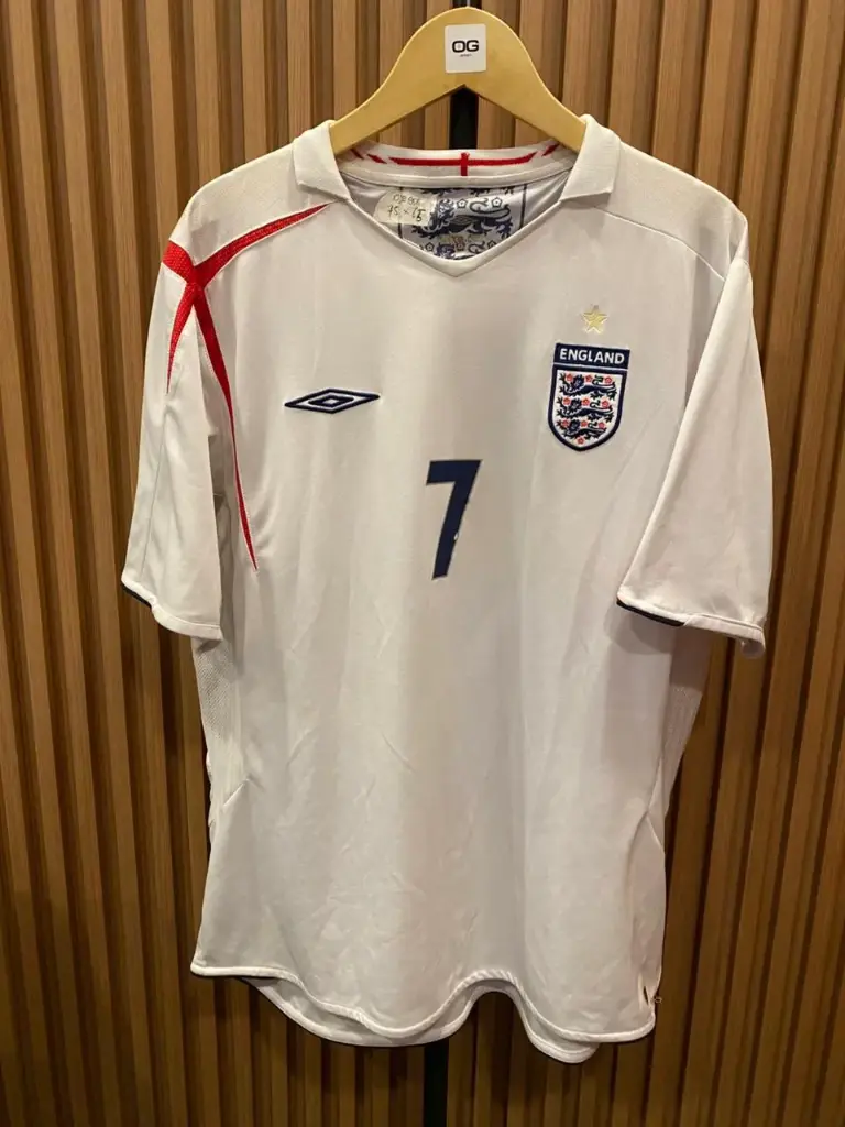 England Home 2006/07 - #7 David Beckham