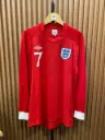 England Away  2010/11 (Long Sleeve) - #7 David Beckham 