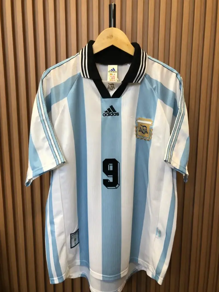 Argentina Home 1998 - #9 Gabriel Batistuta