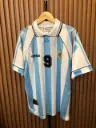 Argentina Home 1995/96 - #9 Gabriel Batistuta