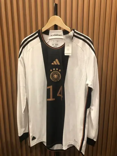 Germany Home Jersey 2022–2023 Long Sleeve (Player Issue, BNWT) with No. 14 Jamal Musiala